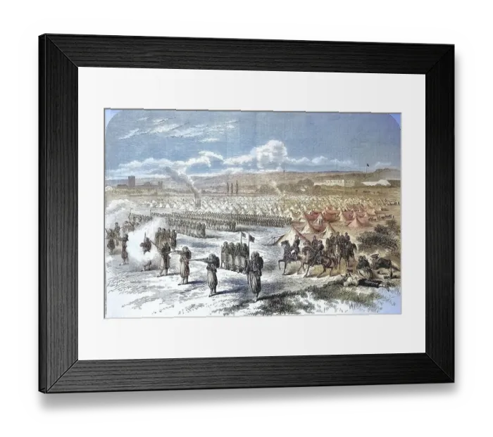 Framed Print : In the Saint-Maur camp, the Zouaves Framed Print : In the Saint-Maur camp, the Zouaves