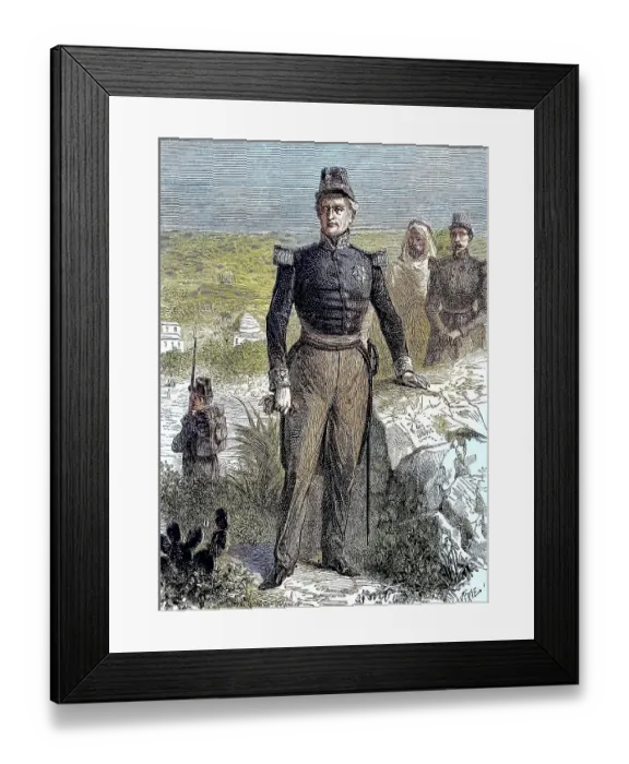 Framed Print : Thomas Robert Bugeaud, marquis de la Piconnerie