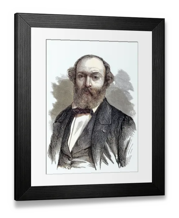Framed Print : Etienne Pierre Theodore Rousseau Framed Print : Etienne Pierre Theodore Rousseau