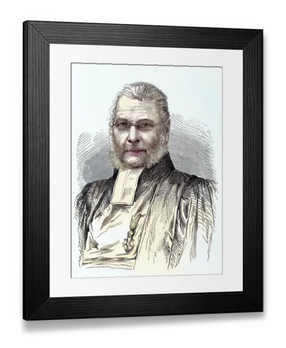 Framed Print : Athanase Josue Coquerel, 16 June 1820 - 24 July 1875 Framed Print : Athanase Josue Coquerel, 16 June 1820 - 24 July 1875