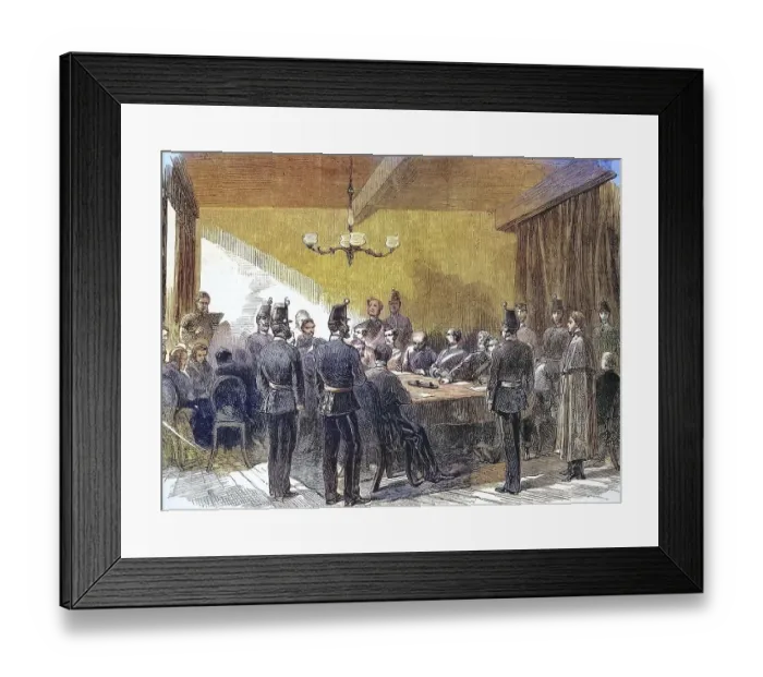 Framed Print : Interrogation of the prisoner Fenian