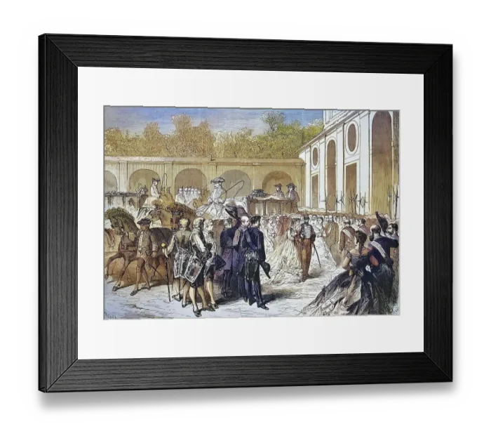 Framed Print : Wedding of the Infanta Maria Isabella d'Orleans-Montpensier Framed Print : Wedding of the Infanta Maria Isabella d'Orleans-Montpensier