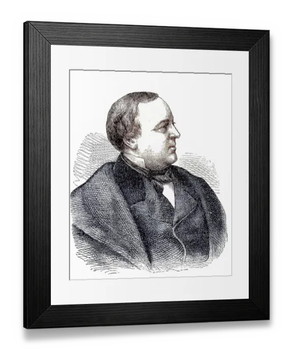 Framed Print : Charles Lachaud (25 February 1817) (9 December 1882) Framed Print : Charles Lachaud (25 February 1817) (9 December 1882)