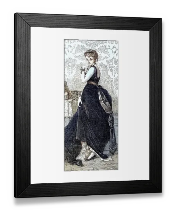 Framed Print : Theatre, Actress in the role of Phryne