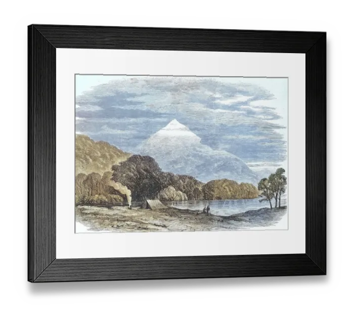 Framed Print : Camping on the Taramakau River Framed Print : Camping on the Taramakau River