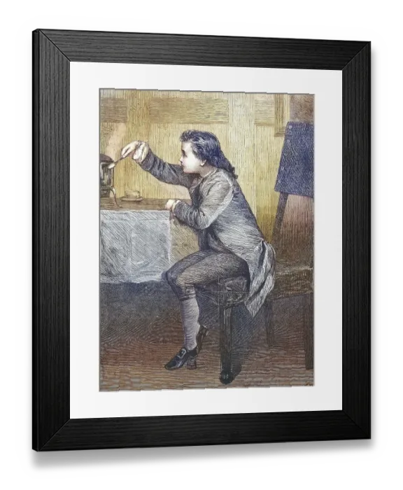 Framed Print : James Watt, 30 January 1736 to 25 August 1819 Framed Print : James Watt, 30 January 1736 to 25 August 1819