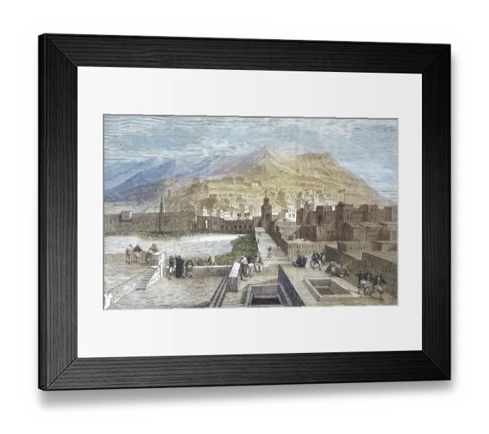 Framed Print : The Great Square in Tetuan, Tetouan Framed Print : The Great Square in Tetuan, Tetouan
