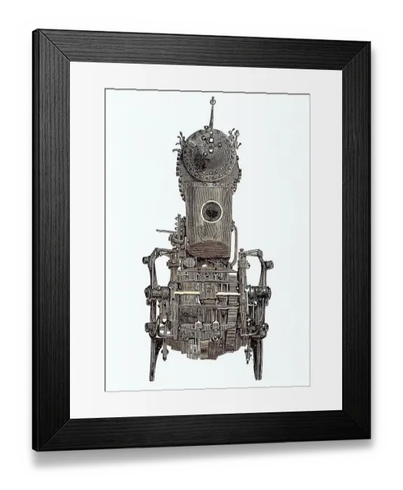 Framed Print : Aeronautical navigation device