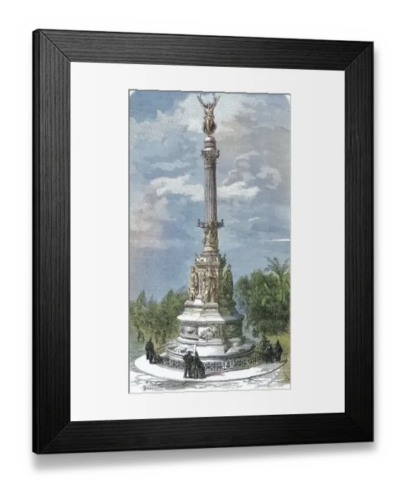 Framed Print : Monument commemorating the Battle of Callao