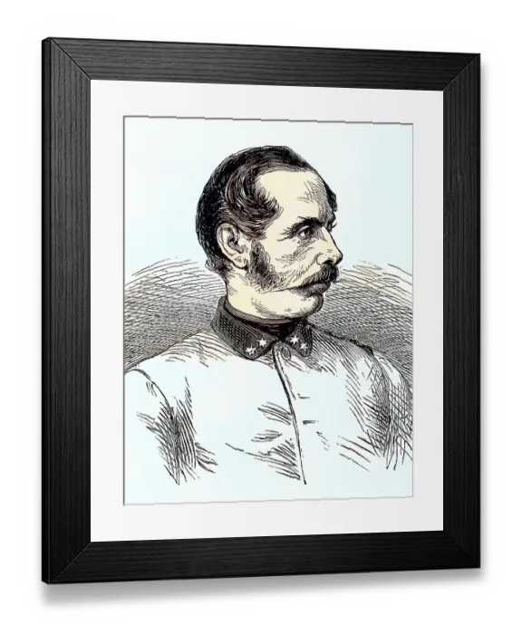 Framed Print : Gustav Ignaz von Chorinsky (27 January 1806 - 15 October 1873) a Moravian nobleman