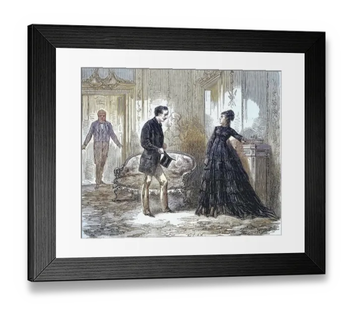 Framed Print : French Theatre, by Paul Forestier and Emile Augier