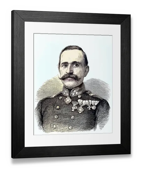 Framed Print : Members of the Princely Regency of Serbia 1869 Framed Print : Members of the Princely Regency of Serbia 1869