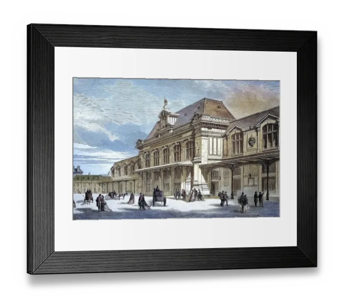 Framed Print : The Railway Station of Orleans Framed Print : The Railway Station of Orleans