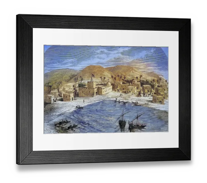 Framed Print : Fomboni, the third largest town in the Comoros Framed Print : Fomboni, the third largest town in the Comoros