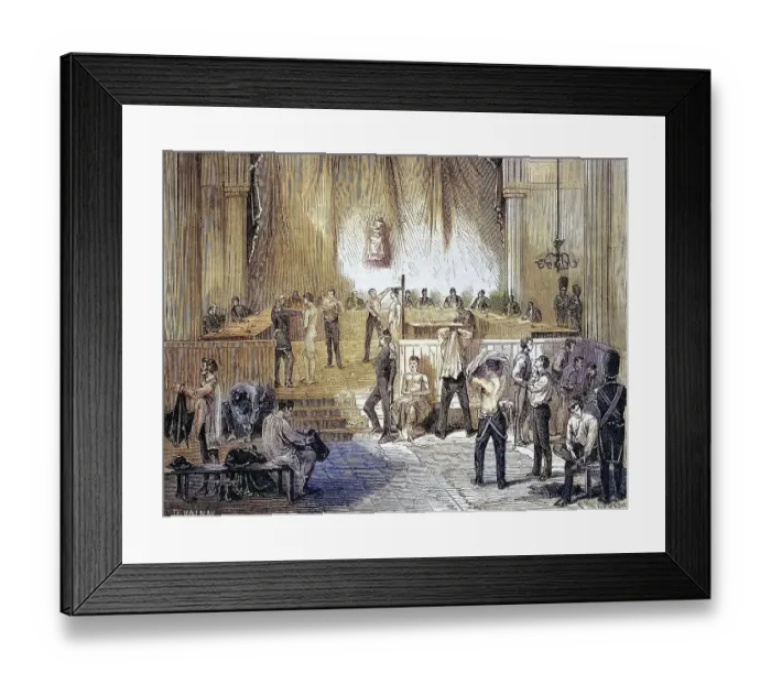 Framed Print : The Revision Council for the Mobile National Guard