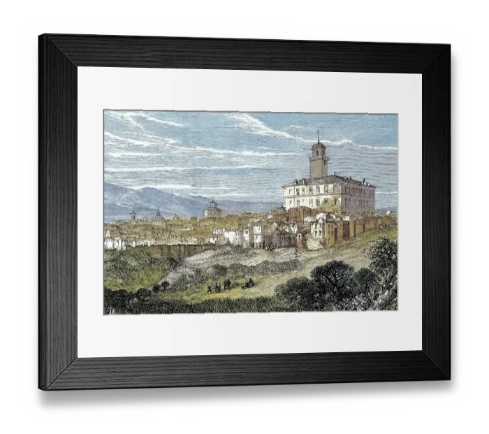 Framed Print : Monte Rotondo in the Papal States Framed Print : Monte Rotondo in the Papal States