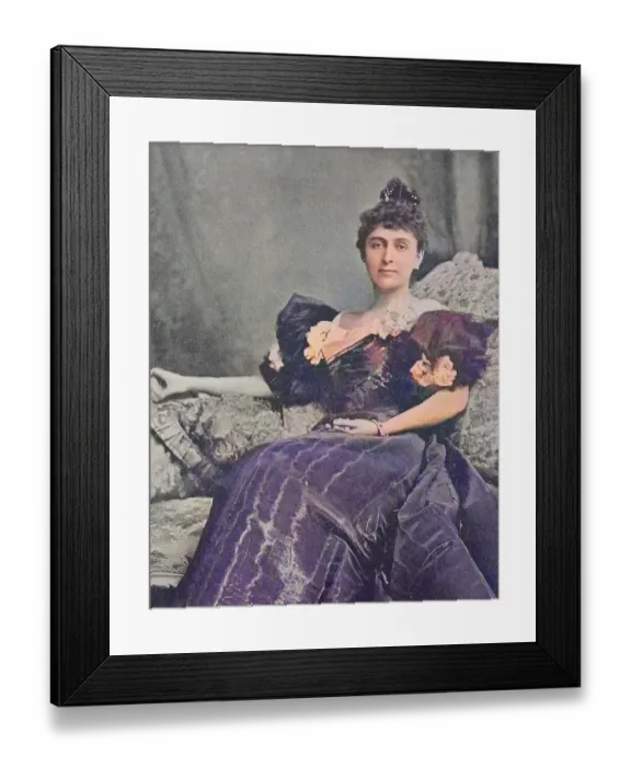 Framed Print : Photo of Princess Hatzfeldt, Elisabeth Natalia Julia Johanna Princess zu Carolath-Beuthen