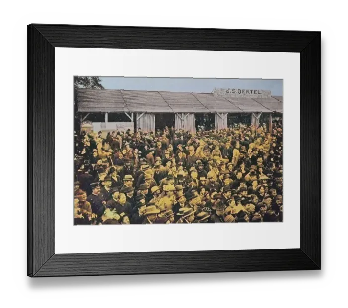 Framed Print : The popular festival in Cannstatt