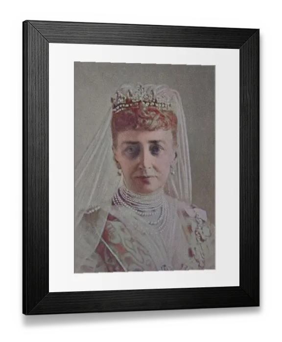 Framed Print : Luise Wilhelmine Friederike Caroline Auguste Julie of Hesse-Kassel