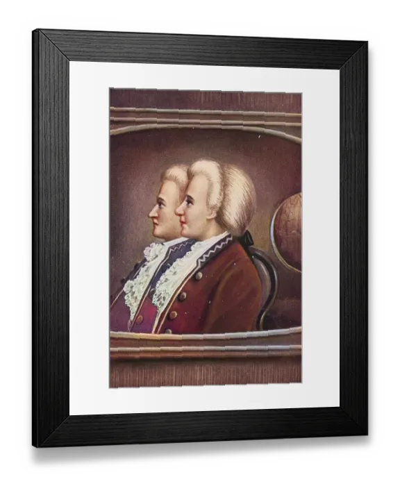 Framed Print : Joseph-Michel Montgolfier (1740-1810) and Jacques-Etienne Montgolfier (1745-1799) Framed Print : Joseph-Michel Montgolfier (1740-1810) and Jacques-Etienne Montgolfier (1745-1799)