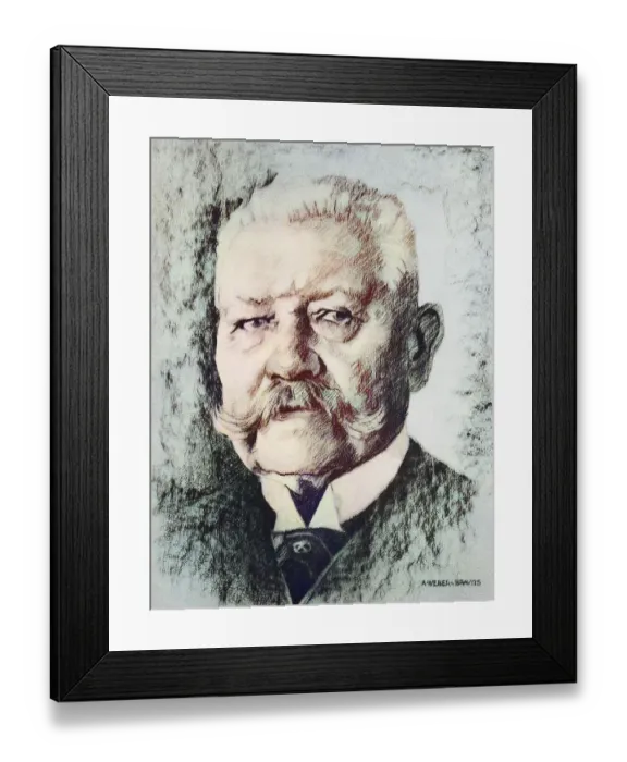 Framed Print : Paul Ludwig Hans Anton von Beneckendorff und von Hindenburg Framed Print : Paul Ludwig Hans Anton von Beneckendorff und von Hindenburg