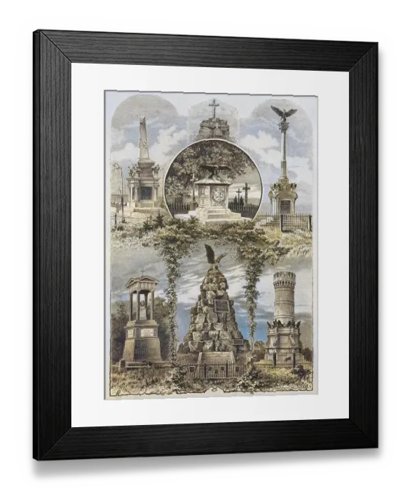 Framed Print : The War Memorials in Metz, France