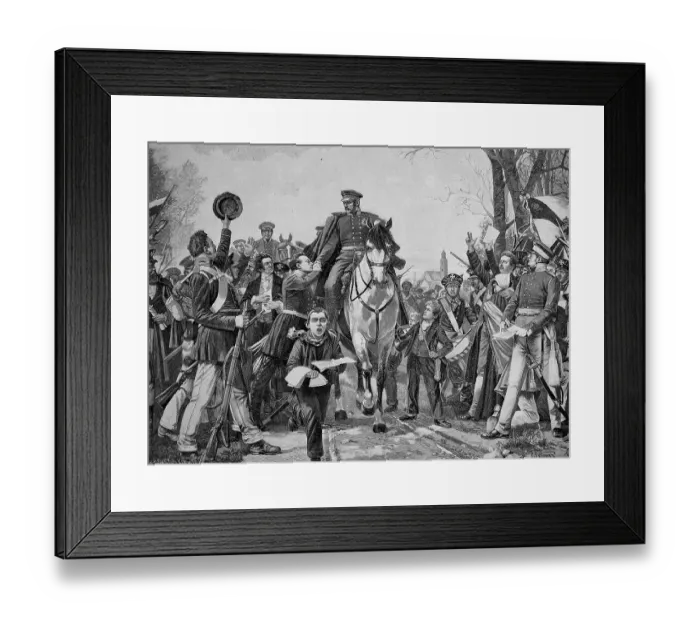 Framed Print : Structure of the Prussian Landwehr