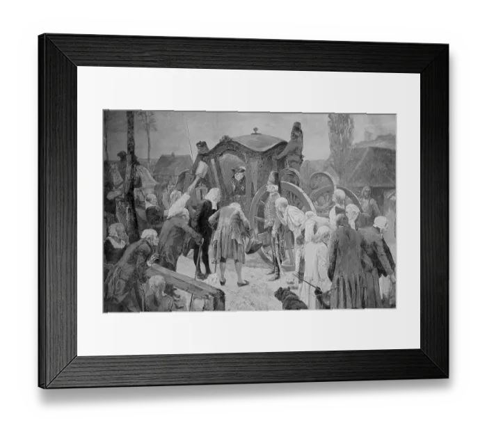 Framed Print : Frederick II, 24 January 1712, 17 August 1786
