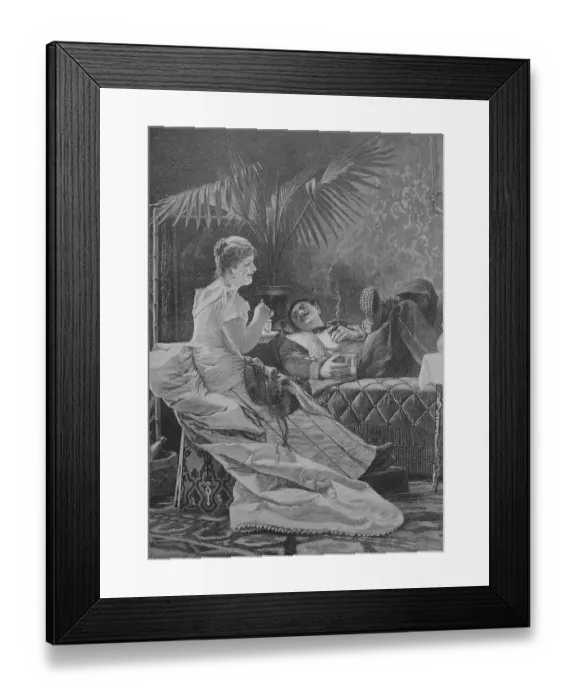 Framed Print : In the absence of the ruler, the servants enjoy themselves Framed Print : In the absence of the ruler, the servants enjoy themselves