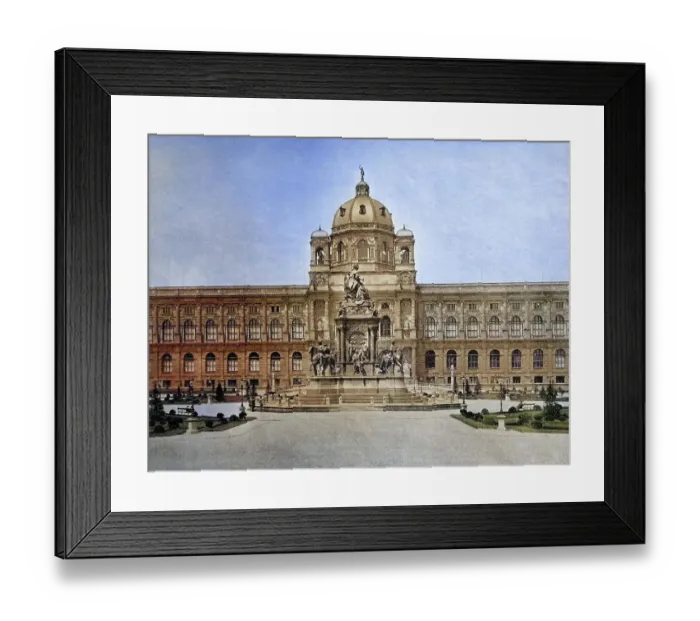 Framed Print : One of the first autotypes by Kunsthistorisches Museum