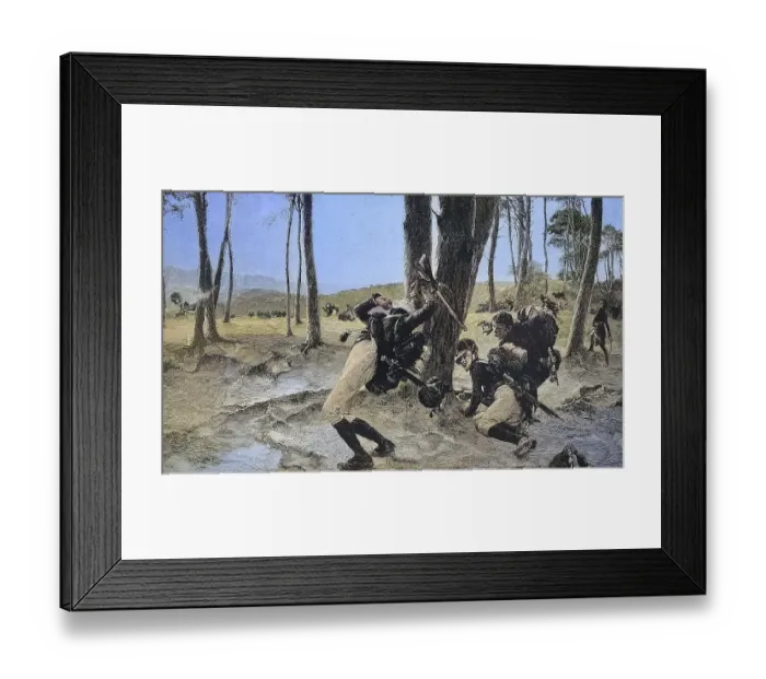 Framed Print : Volunteer guardsmen, soldiers, in 1813