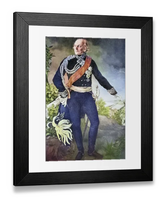 Framed Print : Johann David Ludwig Graf Yorck von Wartenburg