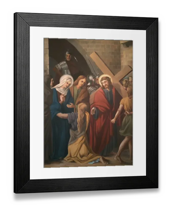 Framed Print : Station of the Cross by an unknown artist