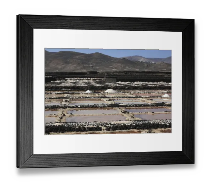 Framed Print : Salt mining at Salina Los Cocoteros Framed Print : Salt mining at Salina Los Cocoteros