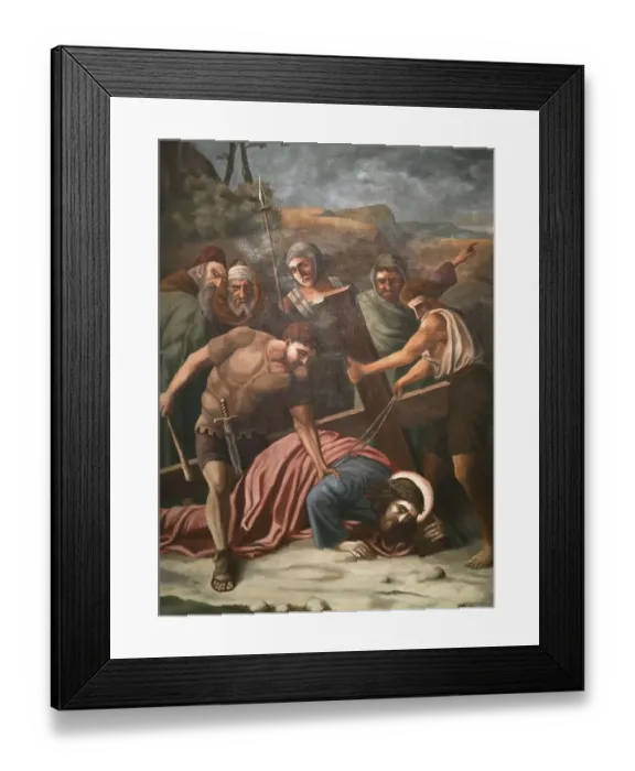 Framed Print : Station of the Cross by an unknown artist