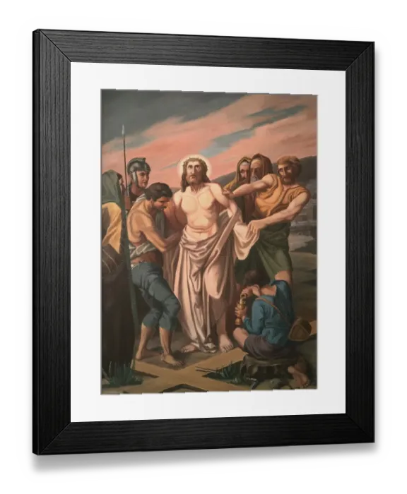 Framed Print : Station of the Cross by an unknown artist