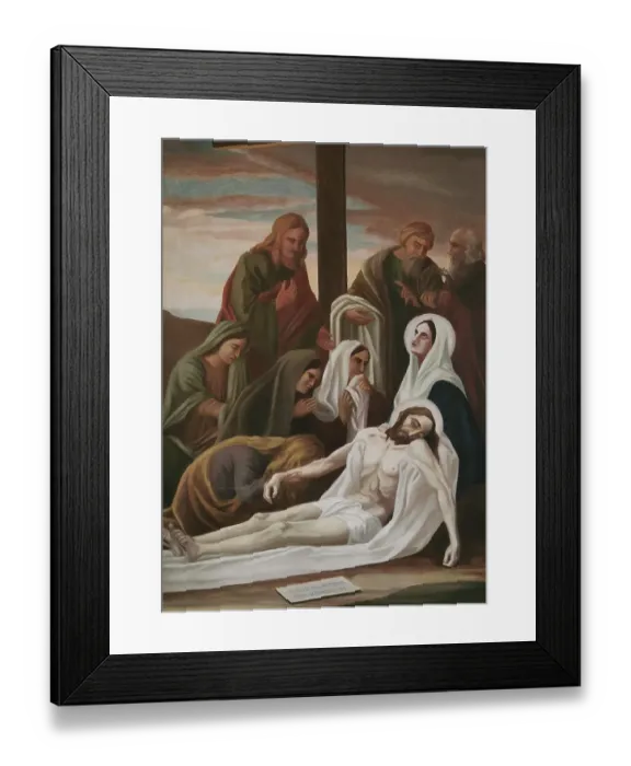 Framed Print : Station of the Cross by an unknown artist