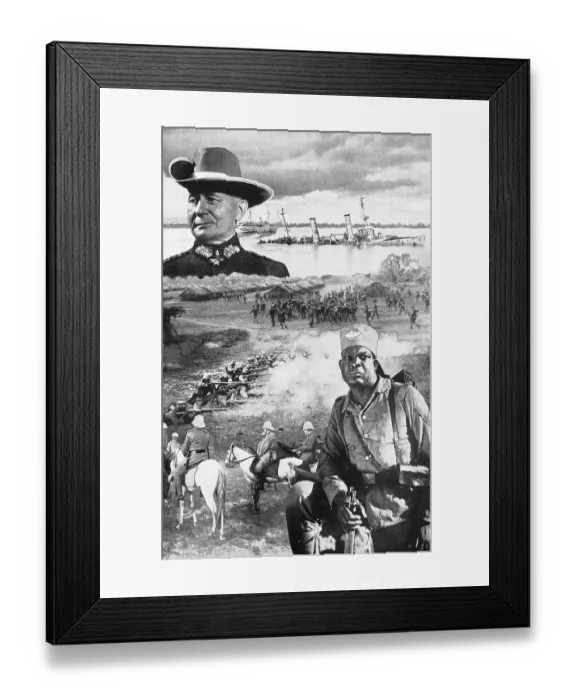 Framed Print : The Schutztruppe East Africa with their Askaris Framed Print : The Schutztruppe East Africa with their Askaris