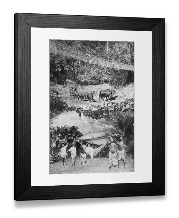 Framed Print : The old means of transport in the German colonies Framed Print : The old means of transport in the German colonies