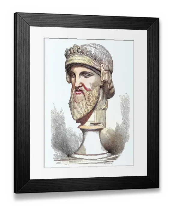 Framed Print : Jupiter is the name of the supreme deity of the Roman religion