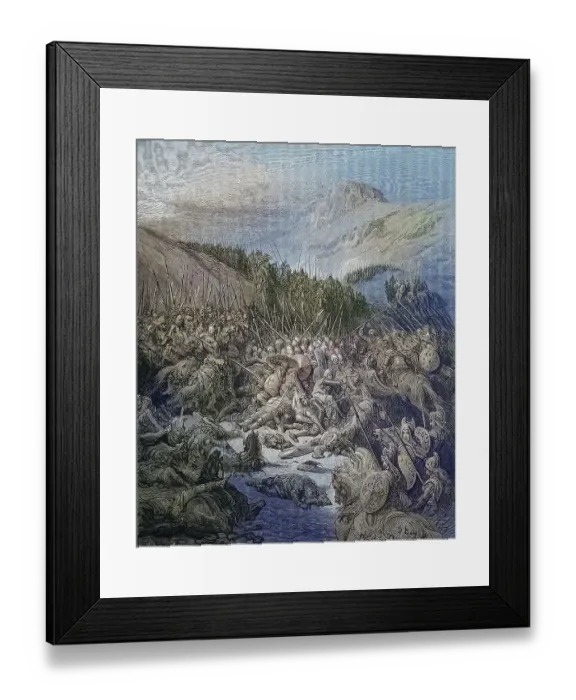 Framed Print : The Battle of Arsuf was a battle at the time of the Third Crusade Framed Print : The Battle of Arsuf was a battle at the time of the Third Crusade