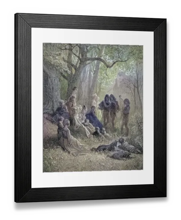 Framed Print : Troubadours sing of the Crusades in their homeland Framed Print : Troubadours sing of the Crusades in their homeland