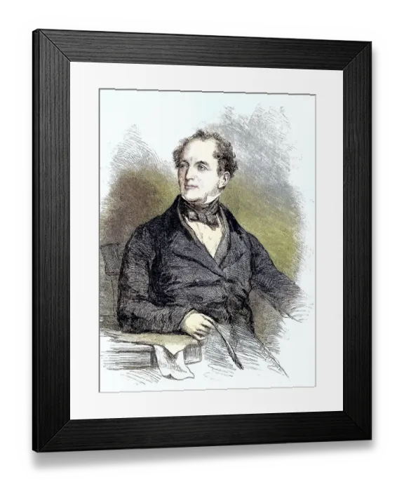 Framed Print : Thomas Moore, 1779-1852, an Irish poet Framed Print : Thomas Moore, 1779-1852, an Irish poet