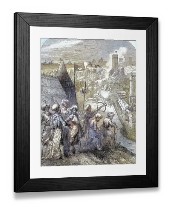 Framed Print : Sultan Mehmed's army under the supreme command of Mesih Pasha Framed Print : Sultan Mehmed's army under the supreme command of Mesih Pasha