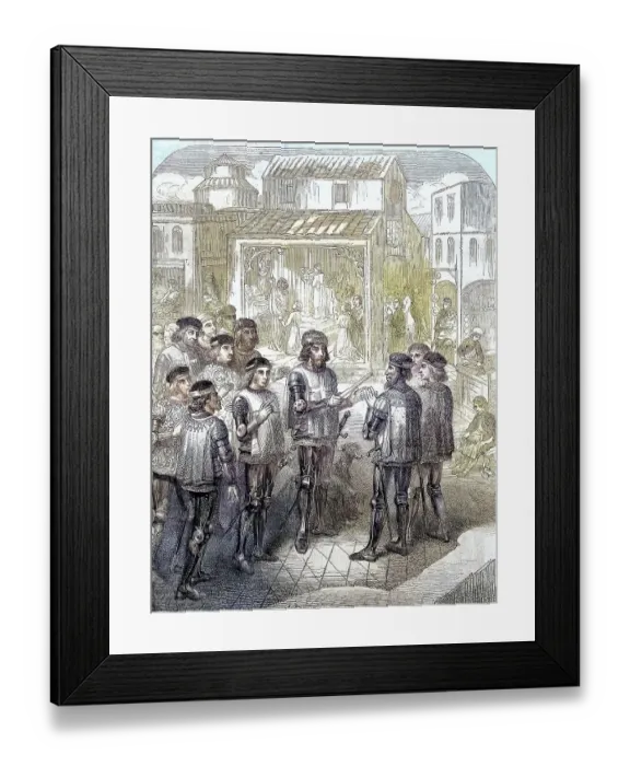 Framed Print : Pierre dAubusson, 1423-1503, Shield of the Church