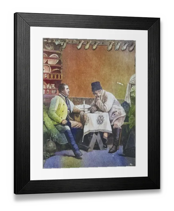 Framed Print : A Village Judge in Transylvania