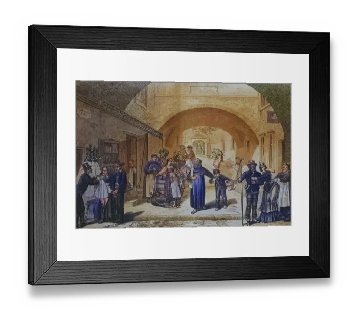Framed Print : Stairway to the Kapuzinerberg near Salzburg c Framed Print : Stairway to the Kapuzinerberg near Salzburg c