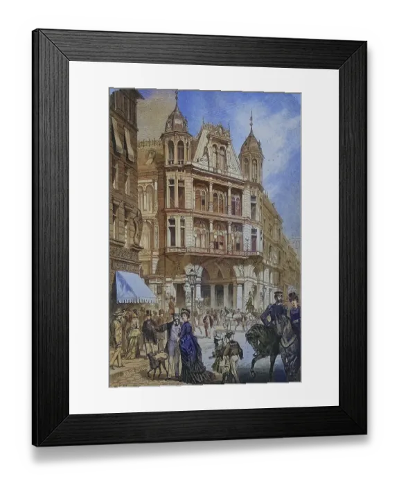 Framed Print : The Passage at the Corner of Friedrichstrasse and Behrenstrasse in Berlin Framed Print : The Passage at the Corner of Friedrichstrasse and Behrenstrasse in Berlin