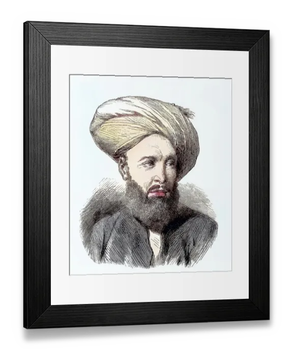 Framed Print : Ahmed I, born 1590, died 1617, was Sultan of the Ottoman Empire from 1603 to 1617