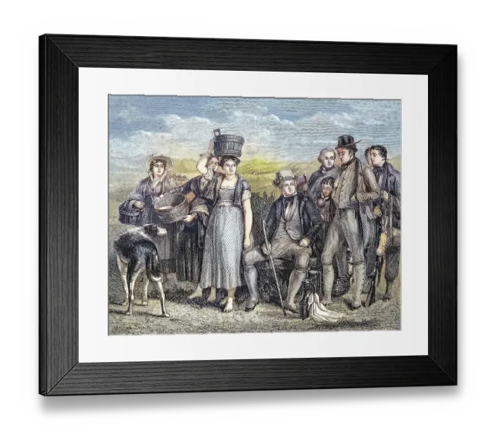 Framed Print : Sir Walter Scott, 1st Baronet FRSE